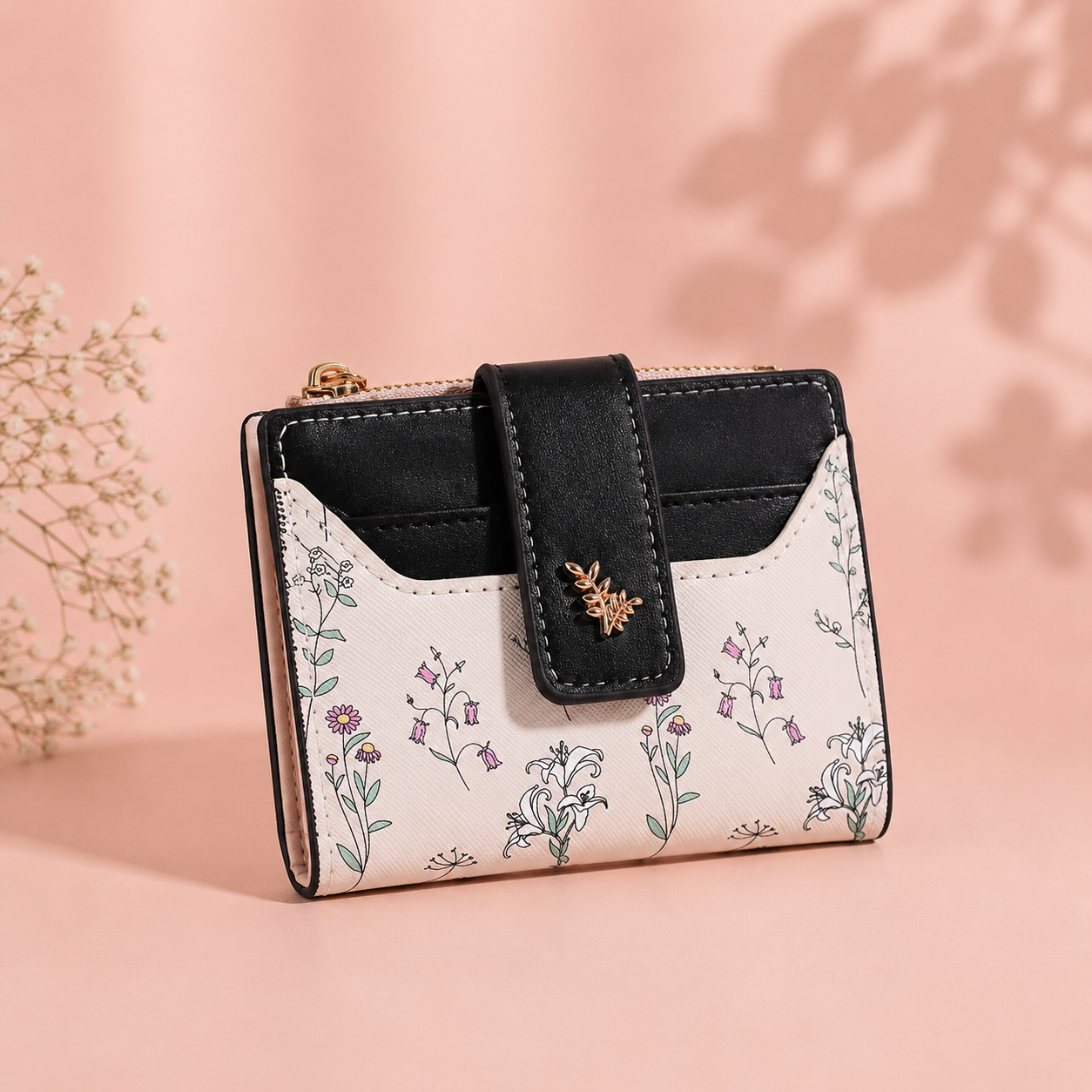Peachgrl Floral Wallet