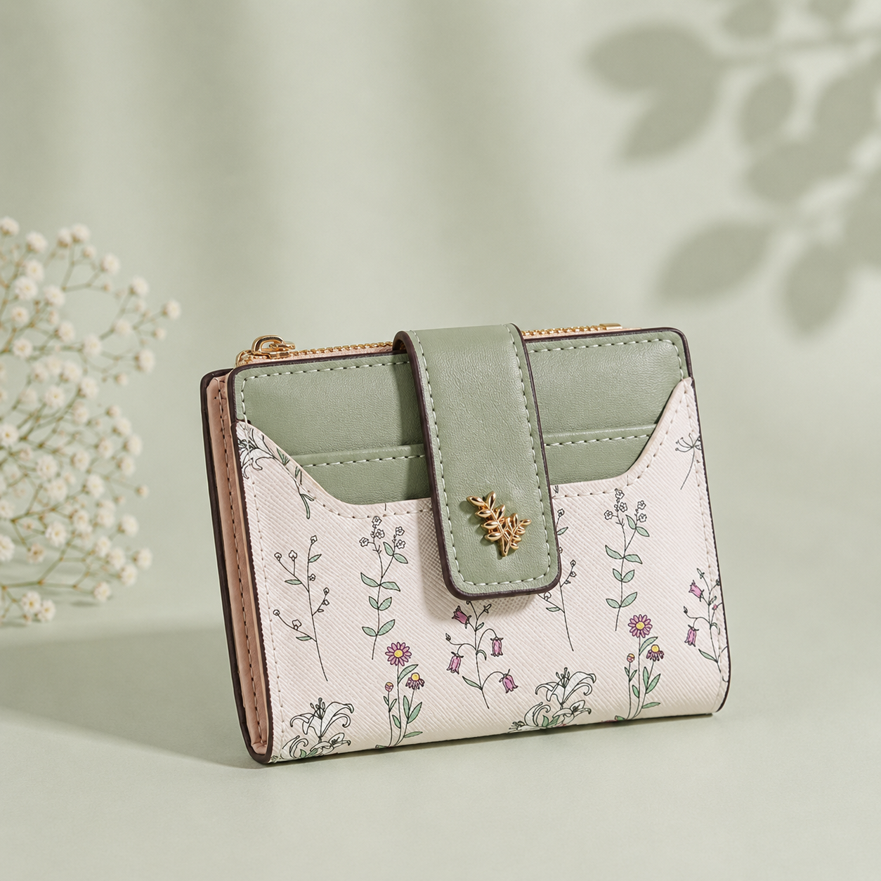 Peachgrl Floral Wallet