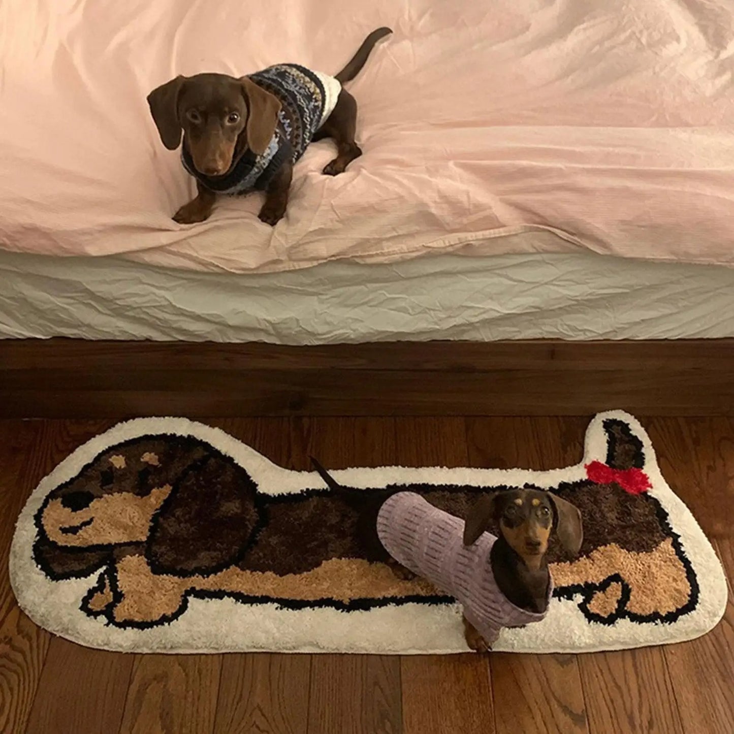 PeachGrl Dachshund Mat